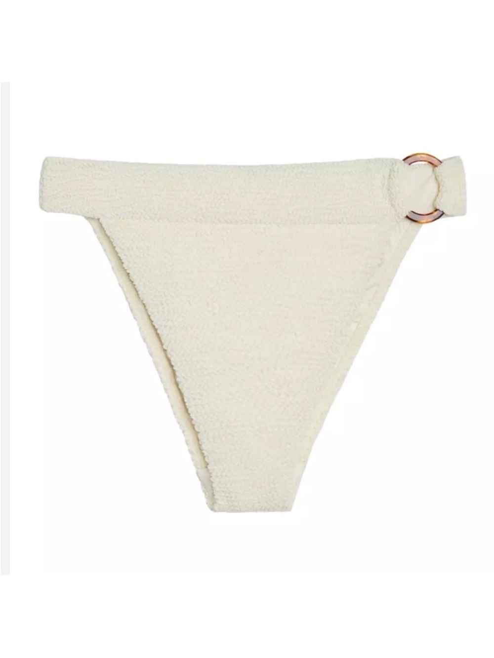 Monday Swimwear Antigua Bottom - Ivory Crinkle